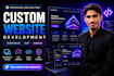 develop a modern responsive custom website for your business