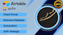 setup airtable, airtable automation, softr webapp, be  your airtable expert