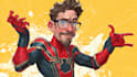 design premium superhero caricature character