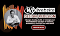 do wix website design, redesign business wix website, website development