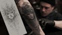 high end linework tattoo design for you