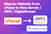 do migrate website from cpanel to new server