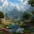 design a conceptual fantasy landscape