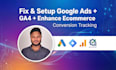 set up google ads and ga4 conversion tracking using GTM