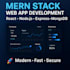 develop a professional mern stack web application with react and nodejs