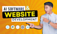 develop ai website,ai chatbot, saas app, ai web application, ai mobile app