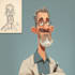 draw a funny caricature with my style