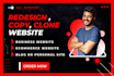 copy clone and redesign wordpress website