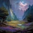 digitally paint fantasy landscape