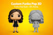 designe a custom 3d funko pop ready for 3d printing