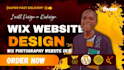 design, redesign or build your wix photography website