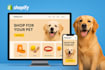 create mobile optimized shopify pet store pet website shopify store