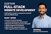 be full stack developer, front end web developer, full stack website