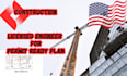 licensed architect city permit drawing permit plan USA architect stamp