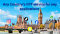 issue an active cell phone number and otp