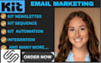 setup squarespace convert kit email automation newsletter