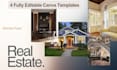 design professional canva real estate templates