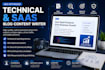 write technical and saas blog content