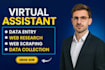 be your virtual assistan for data entry,b2b leads, web scraping and web research