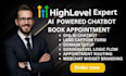 build gohighlevel ai powered ghl chatbot highlevel appointment