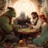 create dnd party art illustration