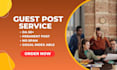 provide highly professional SEO guest posting services