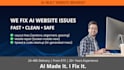 fix, clean and optimize your ai generated website