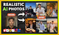 create realistic ai pictures for tinder, hinge, bumble and dating profile
