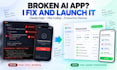 fix complete and launch your incomplete app