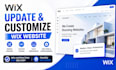 redesign, customize, or update your wix website professionally