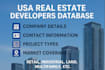 compile USA property developers data with business contacts