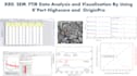 analyze xrd SEM ftir data and make scientific graphs