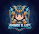do a modern samurai mascot logo