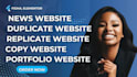 replicate website news website copy website duplicate website