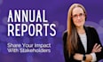 design a clean and modern annual report