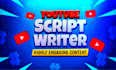 write your youtube content and your script for your project
