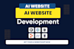 develop ai website, ai mobile app, and ai services