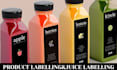 design modern bottle juice label beverage packaging