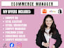 ecommerce manager shopify virtual assitance sales funnel shopify development seo