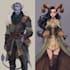 draw dnd party art , fantasy characters illustration