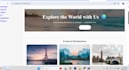 develop a professional react js website with clean UI