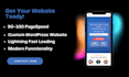 a modern, fast wordpress website with high pagespeed
