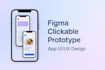 create a professional clickable figma app prototype for your startup