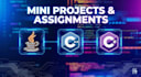 create java,cpp,c sharp mini projects and programming tasks