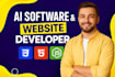 do ai software development full stack website backend front end developer