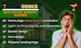 design a professional real state banner or header
