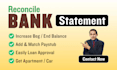 reconcile bank statement PDF to editable format