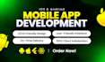 do mobile app development, android, ios and web