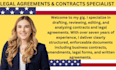 review, edit, and improve your existing contract or agreement