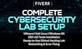 set up a complete cybersecurity lab with vmware kali linux windows ceh tools